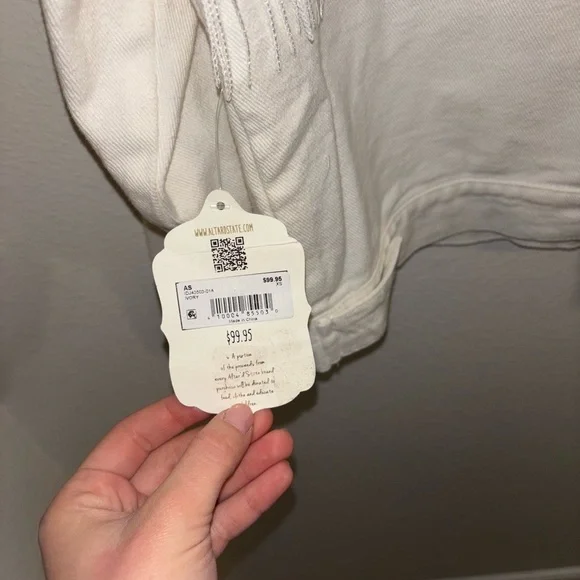 Bride White Fringe denim jacket - Picture 5 of 7